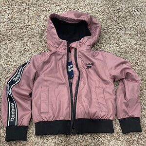 Reebok Kids Mauve Hooded Puffer Jacket